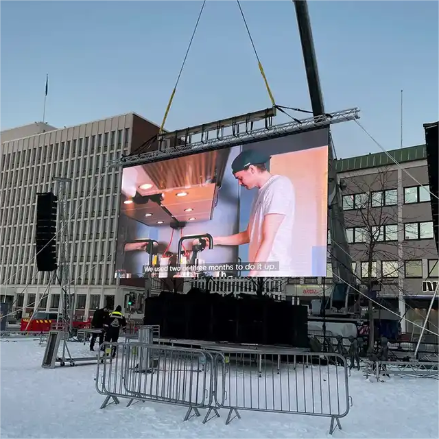 Outdoor Led Screen Display Waterproof Curved Giant Led Screen P5 Outdoor Led Display