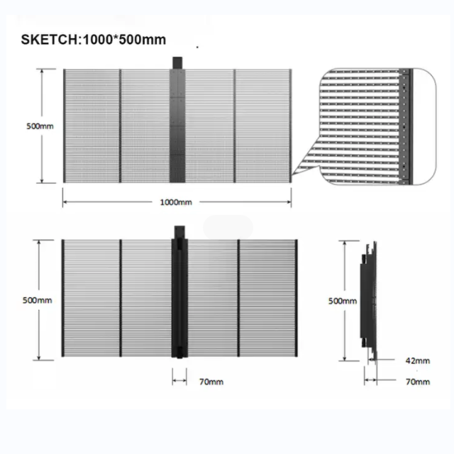 Full Color Transparent LED Display Screens for Indoor and Outdoor Advertising