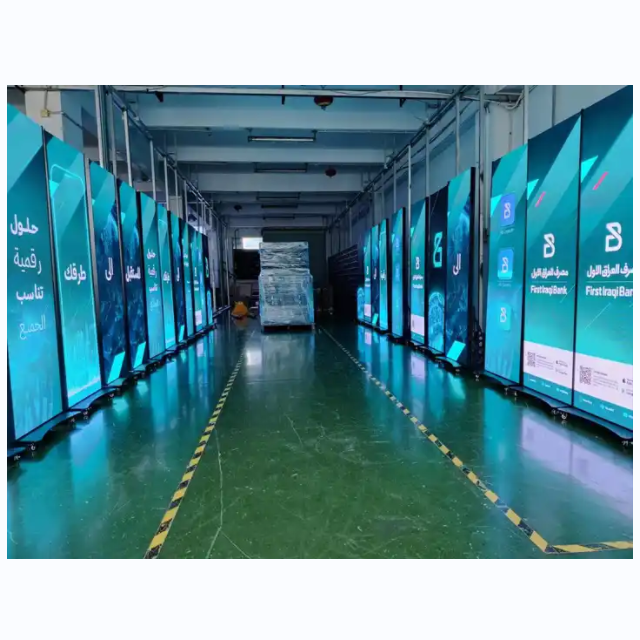 P2 P2.5 P3 Standing Led Poster Full Color Outdoor Commercial Advertising Led Display Screen