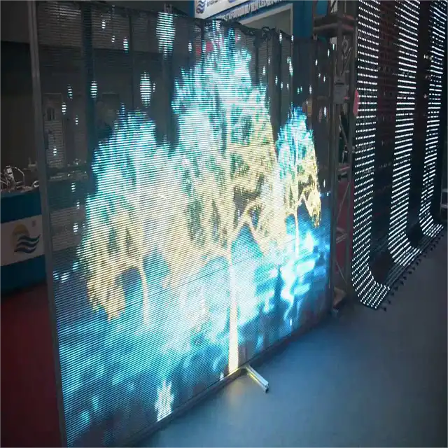 The Functionality And Aesthetics of The Innovative Aluminum Cabinet Transparent LED Display
