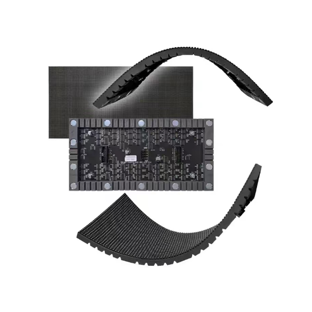 Factory Sale LED Curved Display Screen Indoor Creative Led Display HD Flexible Led Display