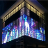 Indoor outdoor p3.91-7.8 curtain window tv glass led panels mesh display transparent led screen