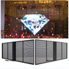 Led Mesh Transparent Slim P3.91 P7.81 Die-casting 960x960mm Cabinet Outdoor Full Color Rgb Led Advertising Screen