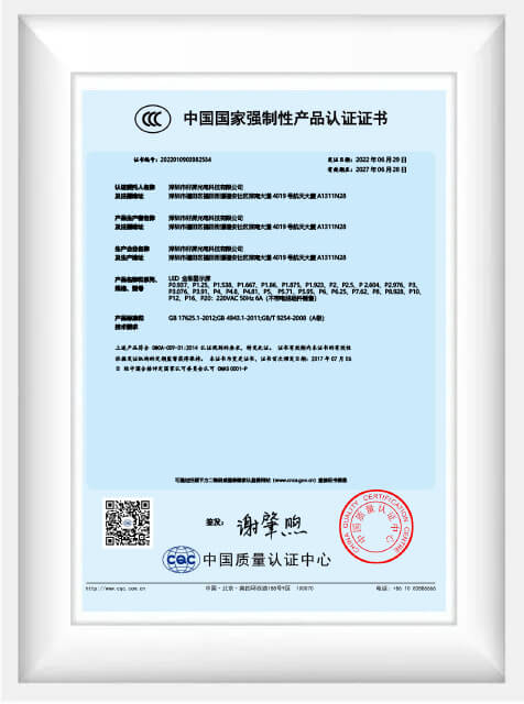 Certificates