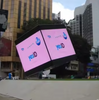Cube LED Display Screen Four Sides Led Cube Display Screen for Advertising Signs LED Display Screen