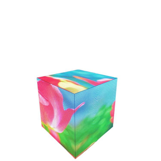 LED Rubik的立方體屏幕室內和室外全彩色立方體立方體廣告屏幕高清商店招聘顯示促銷屏幕